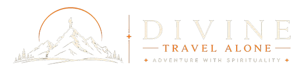Horizontal Logo of Divine Travel Alone