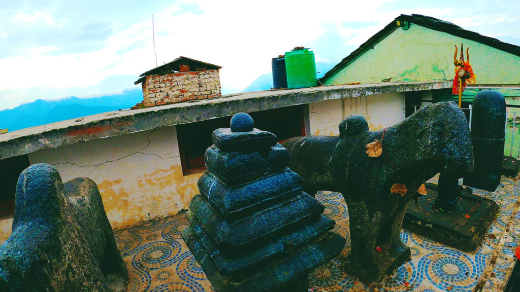 Front side of Bijli Mahadev Temple