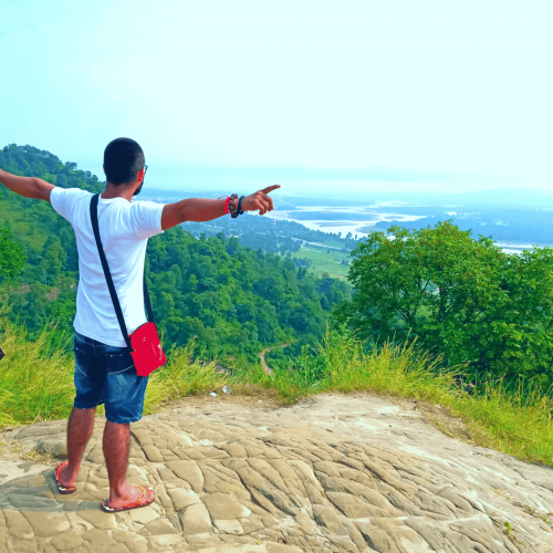 view from Mansa Devi Mansa Devi view point